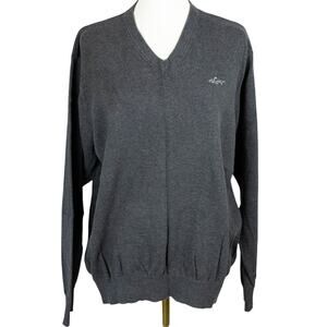 Greg Norman Large Mens Pullover Sweater Dark Gray